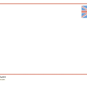 red border union flag print play learn paper